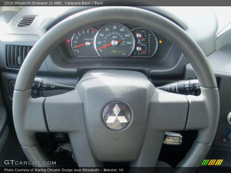 Kalapana Black / Black 2010 Mitsubishi Endeavor LS AWD