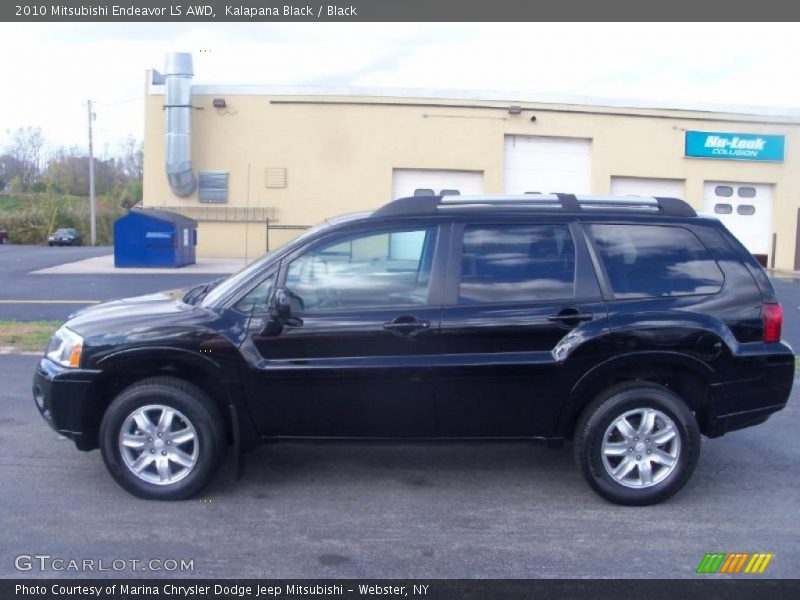 Kalapana Black / Black 2010 Mitsubishi Endeavor LS AWD