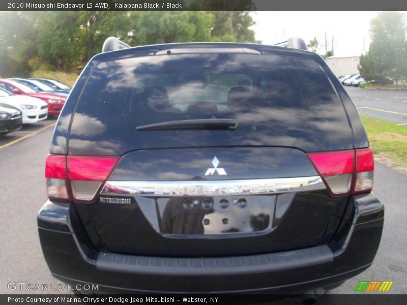 Kalapana Black / Black 2010 Mitsubishi Endeavor LS AWD