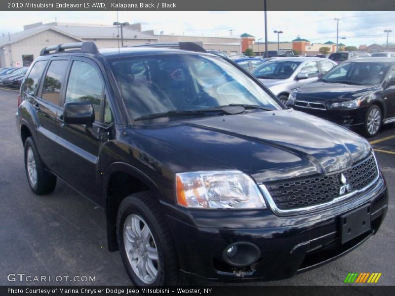 Kalapana Black / Black 2010 Mitsubishi Endeavor LS AWD