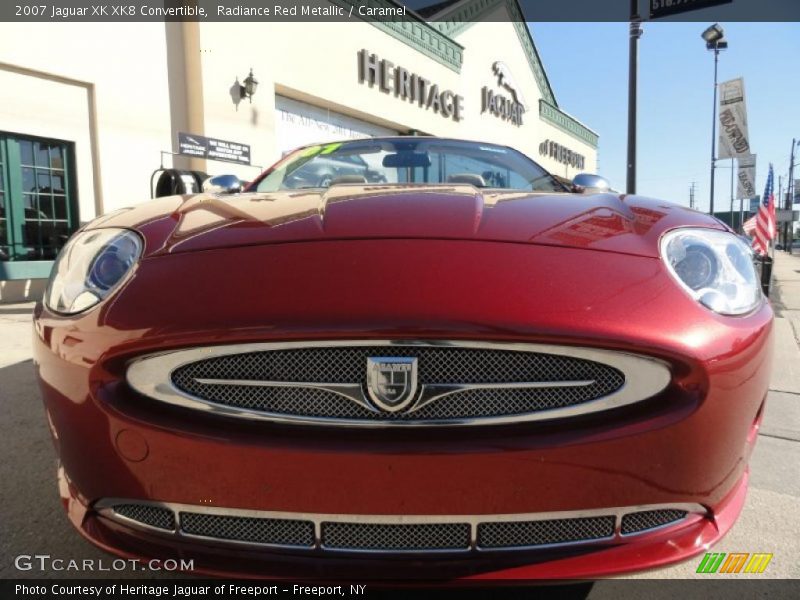 Radiance Red Metallic / Caramel 2007 Jaguar XK XK8 Convertible