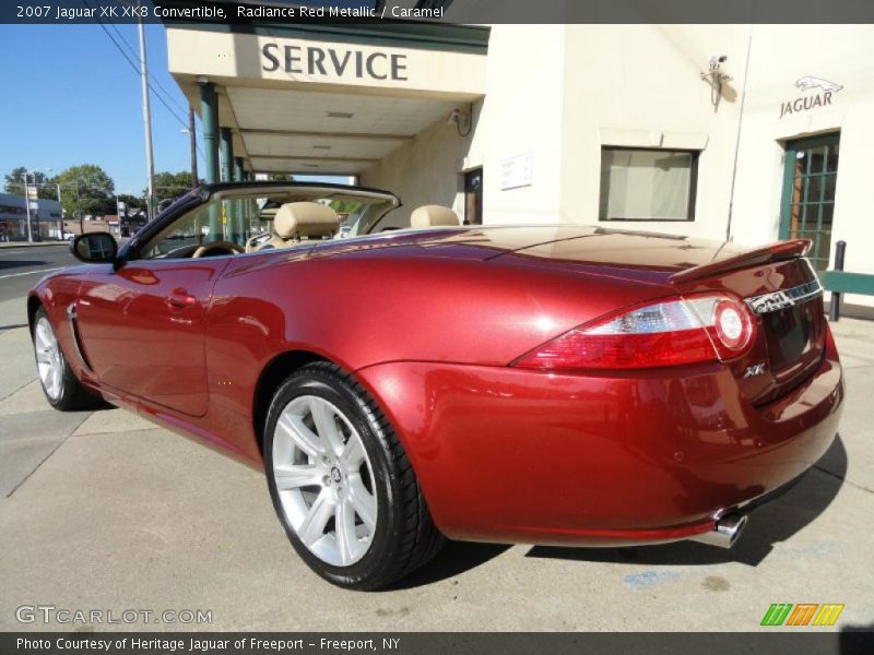 Radiance Red Metallic / Caramel 2007 Jaguar XK XK8 Convertible