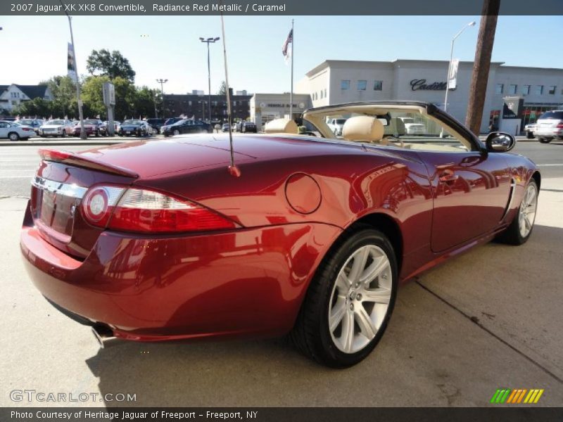 Radiance Red Metallic / Caramel 2007 Jaguar XK XK8 Convertible