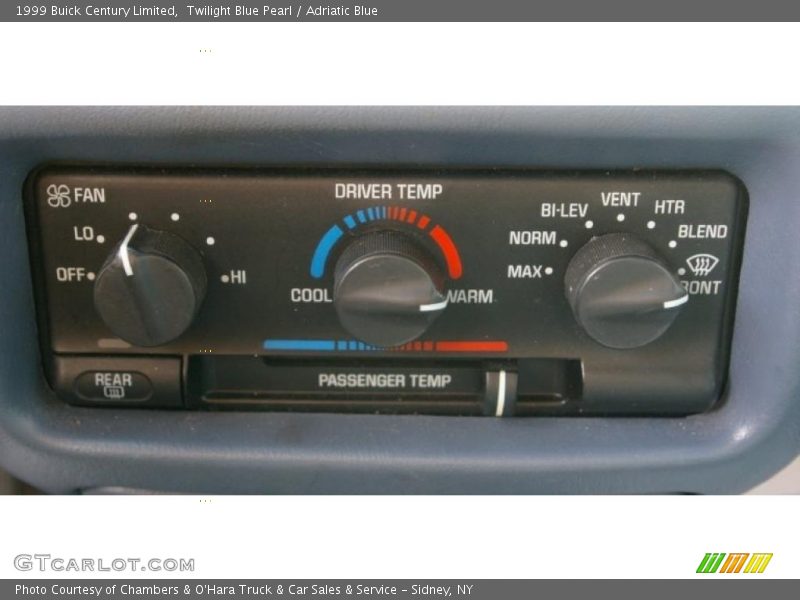 Twilight Blue Pearl / Adriatic Blue 1999 Buick Century Limited