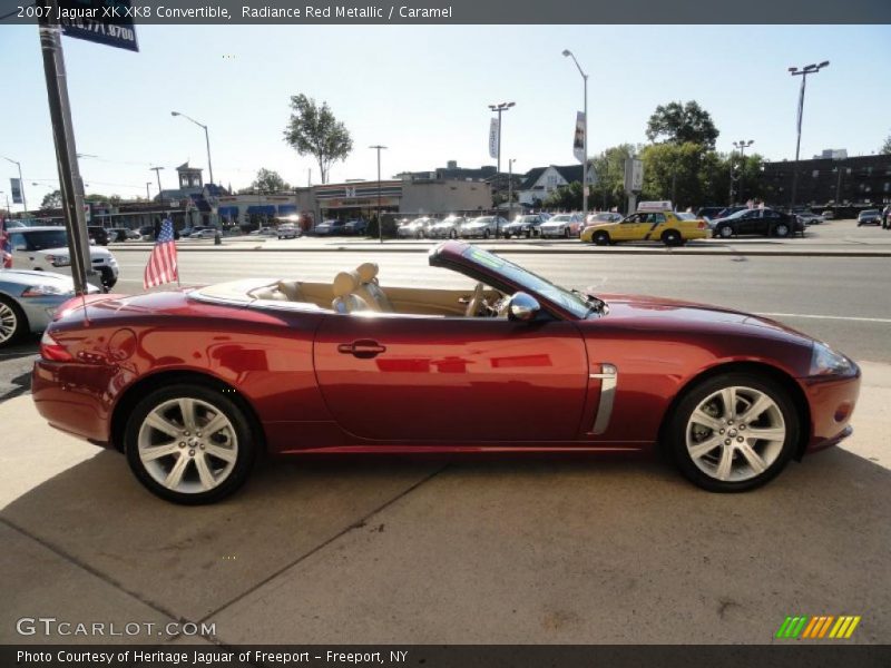 Radiance Red Metallic / Caramel 2007 Jaguar XK XK8 Convertible
