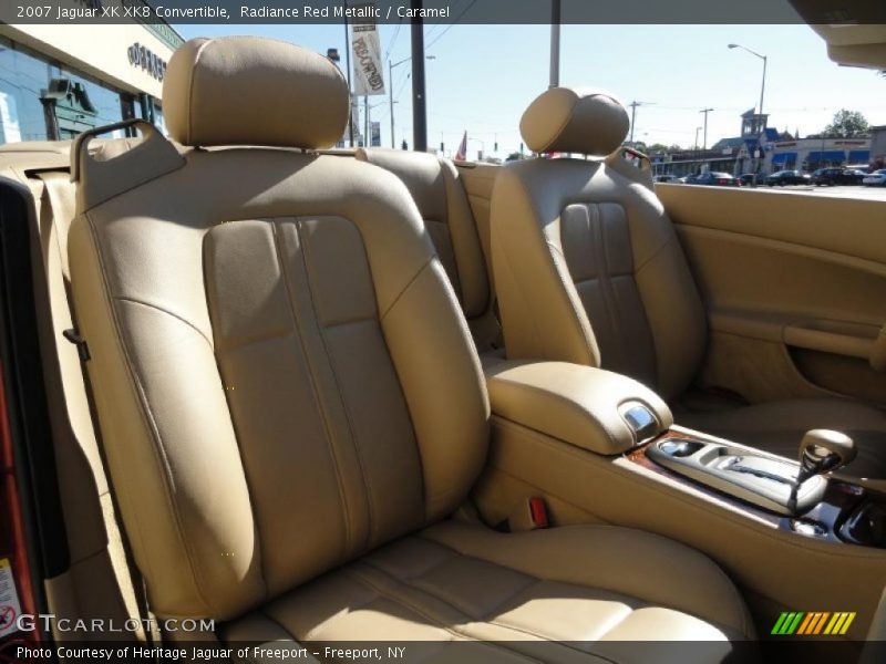 Radiance Red Metallic / Caramel 2007 Jaguar XK XK8 Convertible