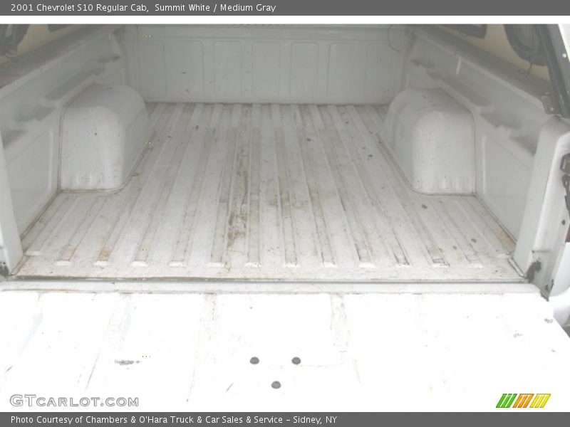 Summit White / Medium Gray 2001 Chevrolet S10 Regular Cab