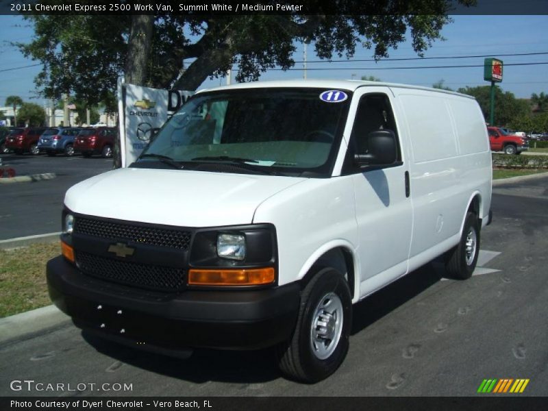 Summit White / Medium Pewter 2011 Chevrolet Express 2500 Work Van