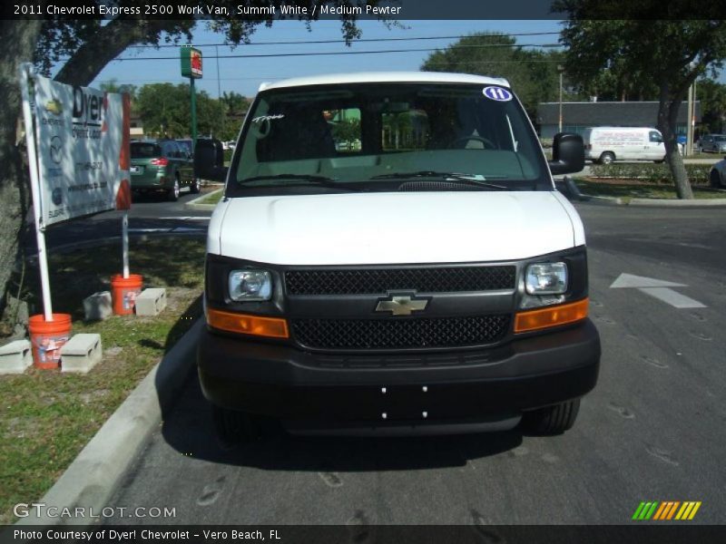 Summit White / Medium Pewter 2011 Chevrolet Express 2500 Work Van