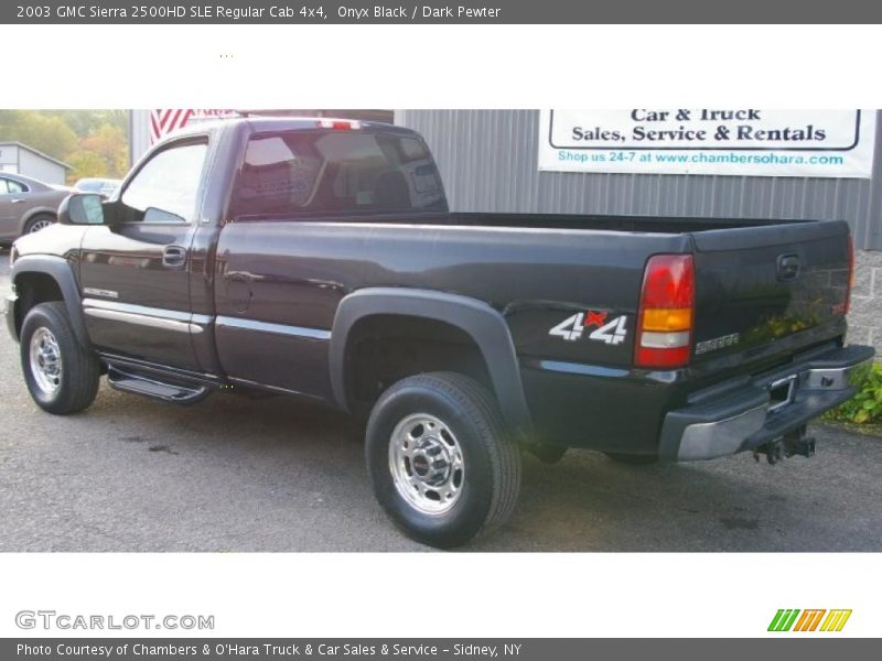 Onyx Black / Dark Pewter 2003 GMC Sierra 2500HD SLE Regular Cab 4x4