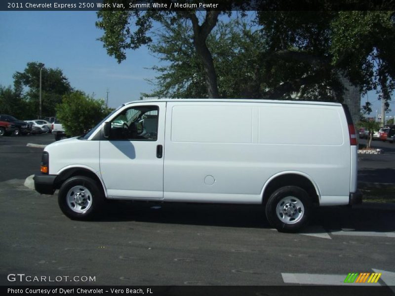 Summit White / Medium Pewter 2011 Chevrolet Express 2500 Work Van