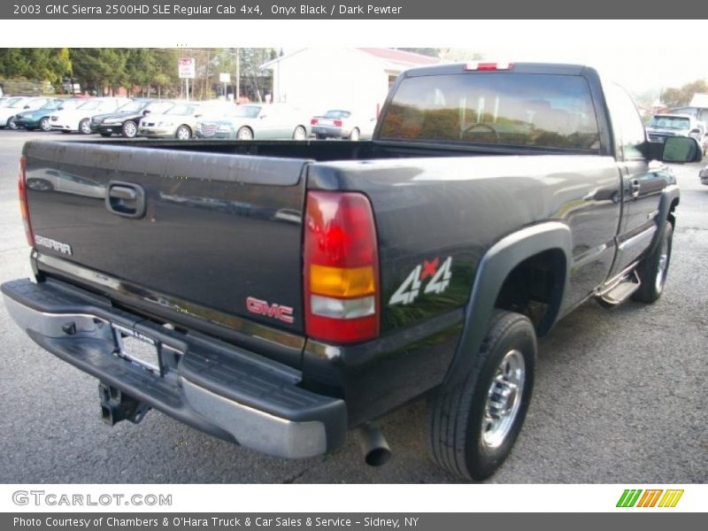Onyx Black / Dark Pewter 2003 GMC Sierra 2500HD SLE Regular Cab 4x4