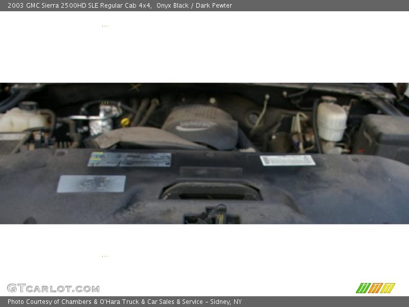 Onyx Black / Dark Pewter 2003 GMC Sierra 2500HD SLE Regular Cab 4x4