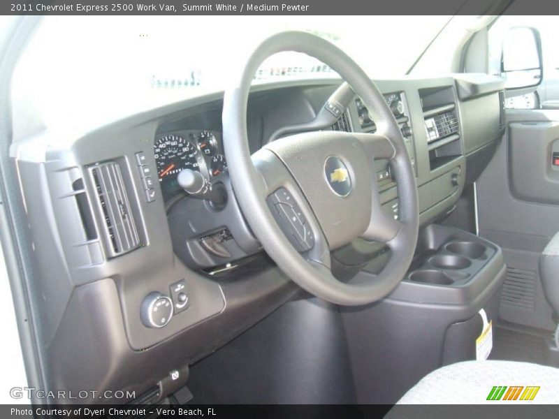 Summit White / Medium Pewter 2011 Chevrolet Express 2500 Work Van