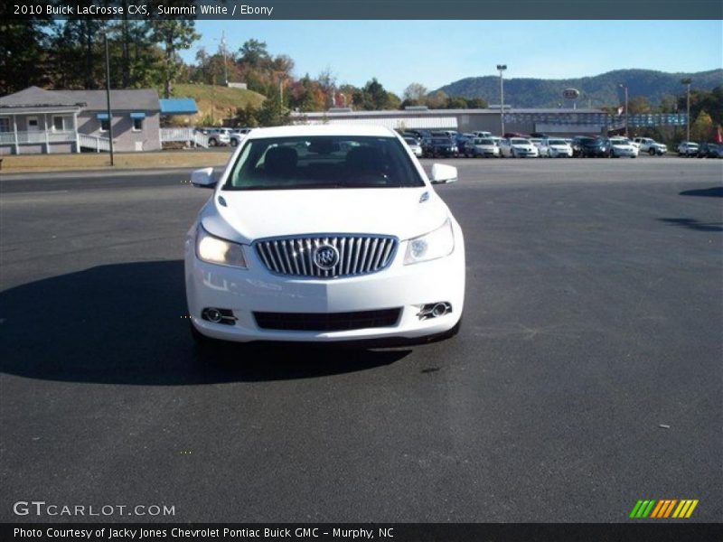 Summit White / Ebony 2010 Buick LaCrosse CXS
