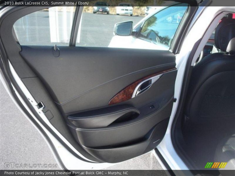 Summit White / Ebony 2010 Buick LaCrosse CXS