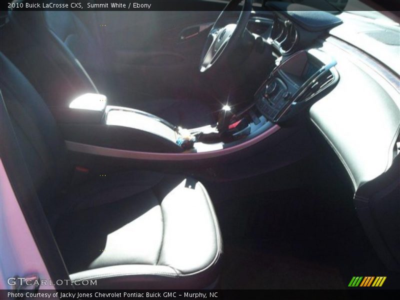 Summit White / Ebony 2010 Buick LaCrosse CXS
