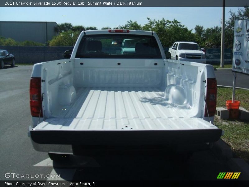 Summit White / Dark Titanium 2011 Chevrolet Silverado 1500 Regular Cab