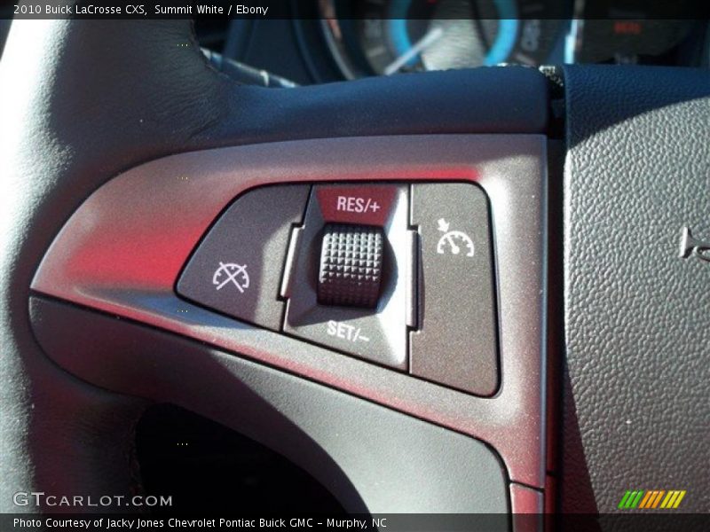 Summit White / Ebony 2010 Buick LaCrosse CXS