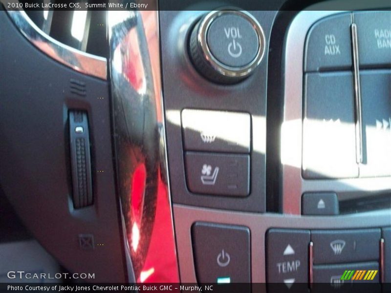 Summit White / Ebony 2010 Buick LaCrosse CXS