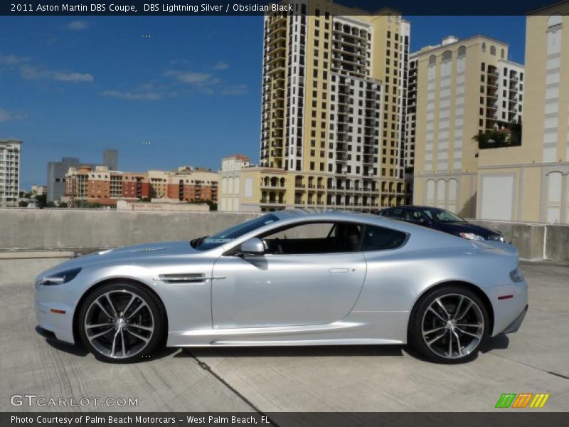 DBS Lightning Silver / Obsidian Black 2011 Aston Martin DBS Coupe