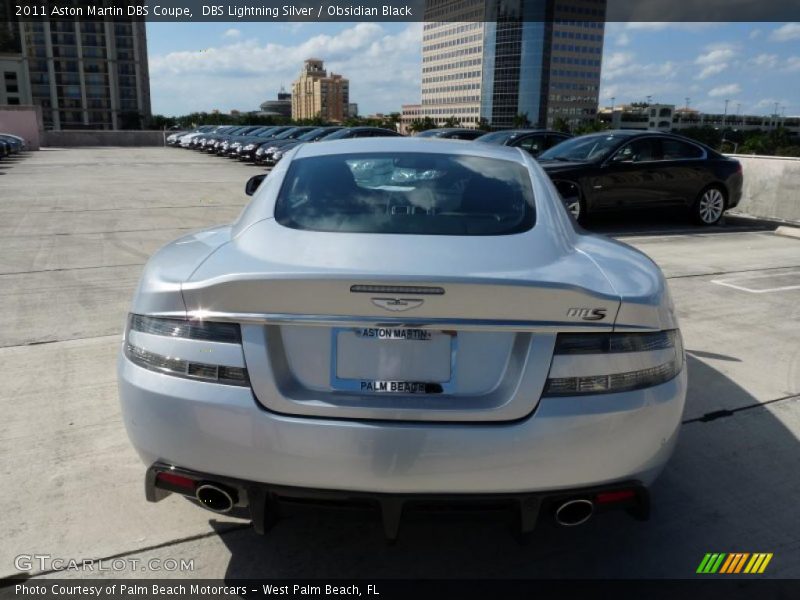 DBS Lightning Silver / Obsidian Black 2011 Aston Martin DBS Coupe