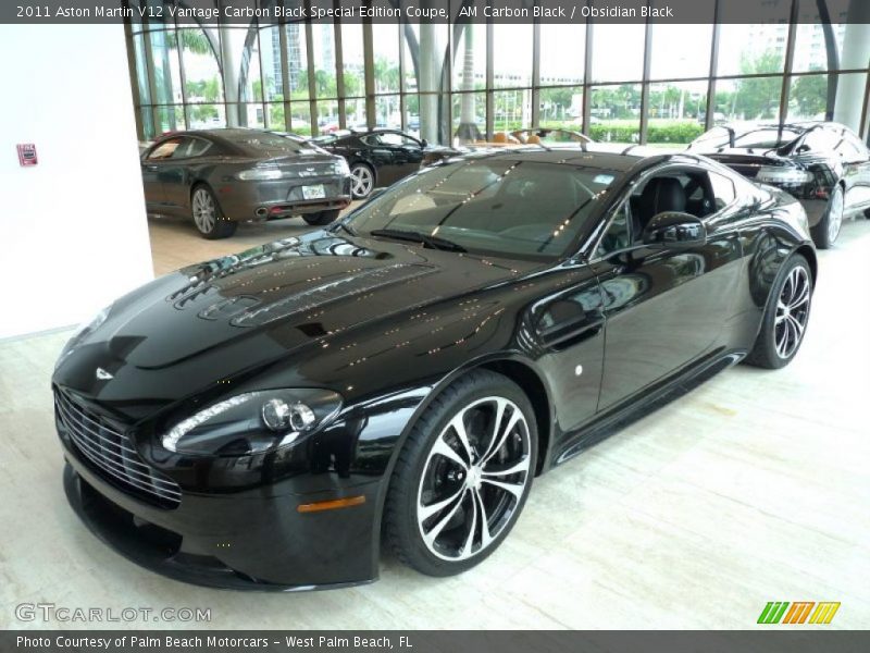 AM Carbon Black / Obsidian Black 2011 Aston Martin V12 Vantage Carbon Black Special Edition Coupe