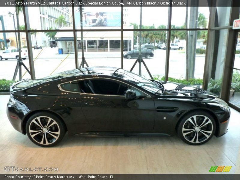 AM Carbon Black / Obsidian Black 2011 Aston Martin V12 Vantage Carbon Black Special Edition Coupe