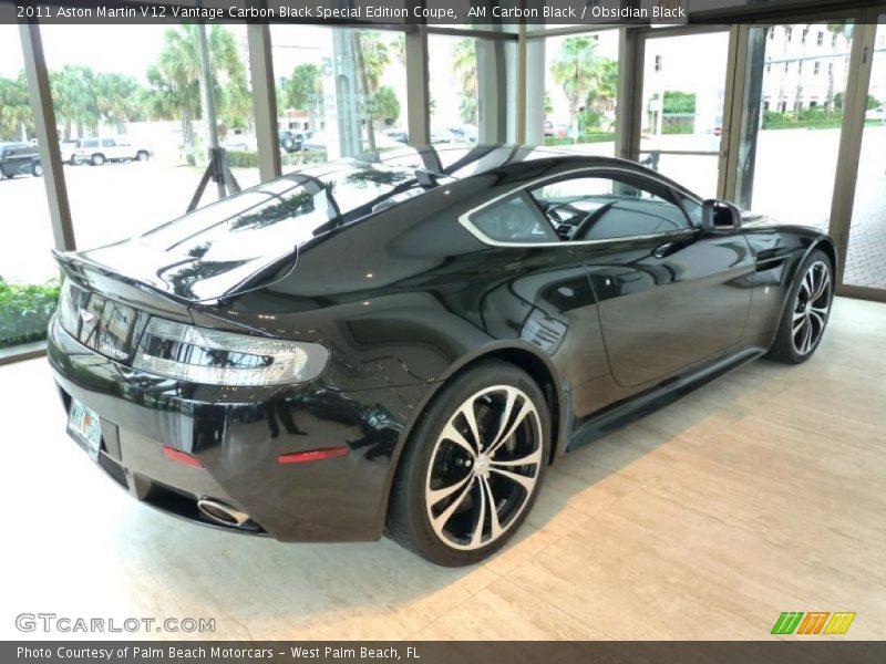 AM Carbon Black / Obsidian Black 2011 Aston Martin V12 Vantage Carbon Black Special Edition Coupe