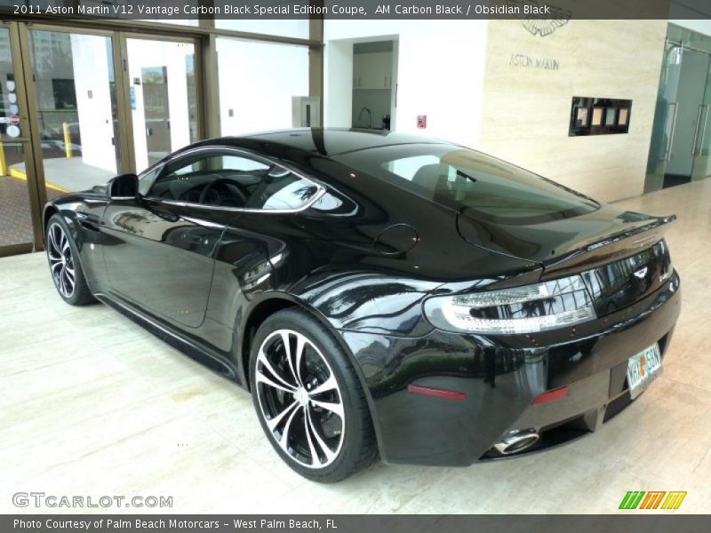 AM Carbon Black / Obsidian Black 2011 Aston Martin V12 Vantage Carbon Black Special Edition Coupe