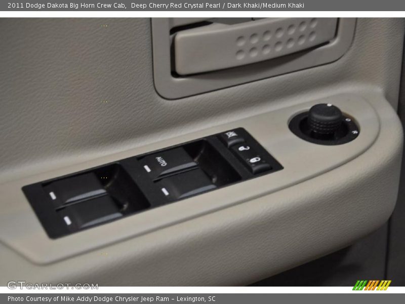 Deep Cherry Red Crystal Pearl / Dark Khaki/Medium Khaki 2011 Dodge Dakota Big Horn Crew Cab