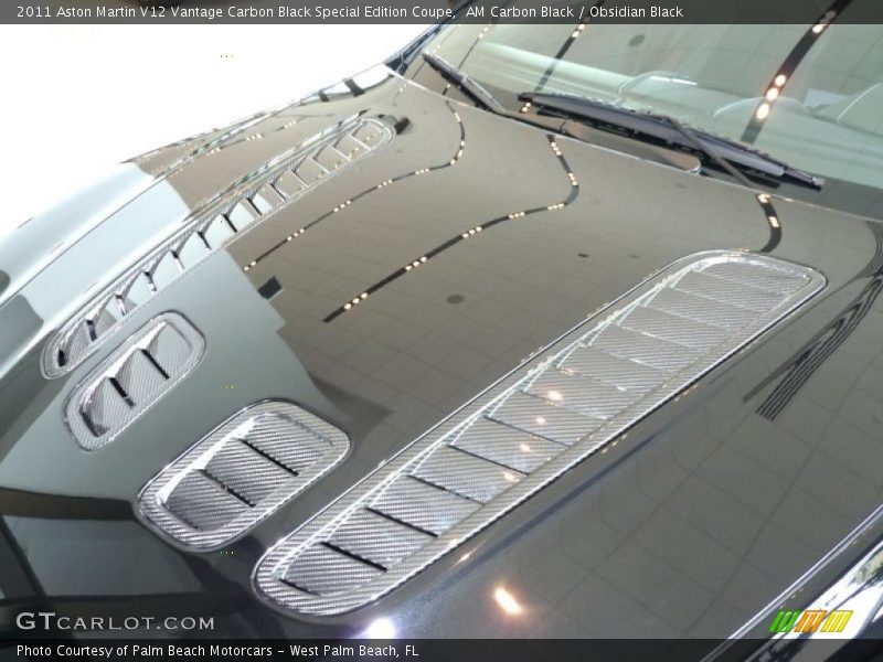 AM Carbon Black / Obsidian Black 2011 Aston Martin V12 Vantage Carbon Black Special Edition Coupe