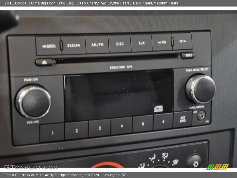 Controls of 2011 Dakota Big Horn Crew Cab
