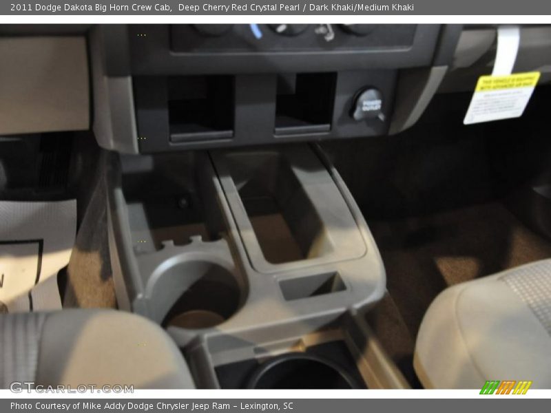 Deep Cherry Red Crystal Pearl / Dark Khaki/Medium Khaki 2011 Dodge Dakota Big Horn Crew Cab