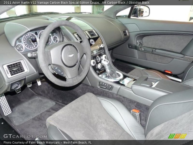Dashboard of 2011 V12 Vantage Carbon Black Special Edition Coupe