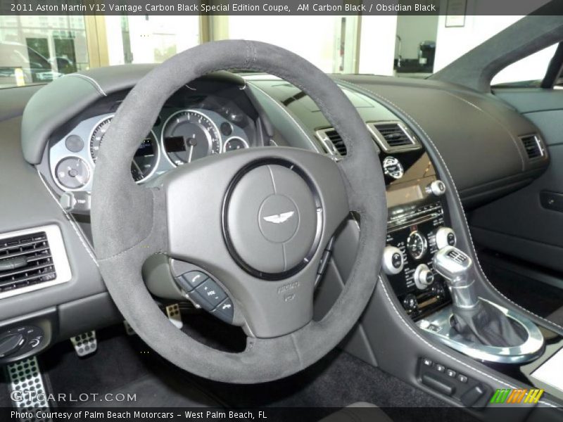  2011 V12 Vantage Carbon Black Special Edition Coupe Steering Wheel