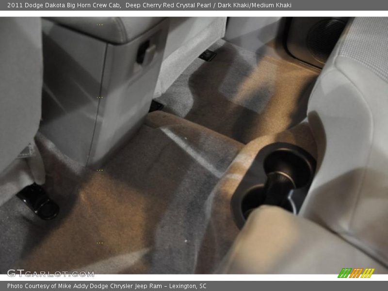 Deep Cherry Red Crystal Pearl / Dark Khaki/Medium Khaki 2011 Dodge Dakota Big Horn Crew Cab