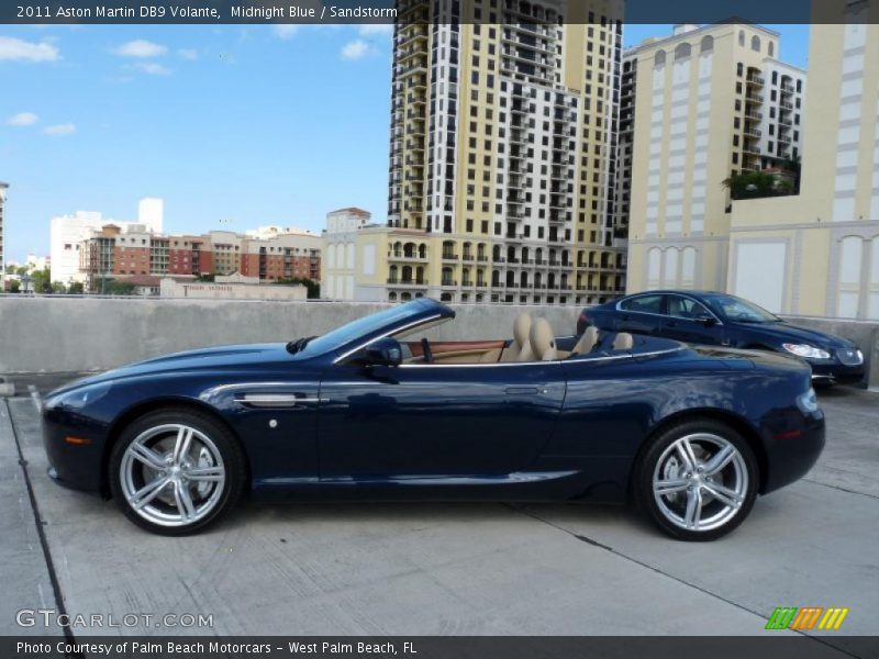 Midnight Blue / Sandstorm 2011 Aston Martin DB9 Volante