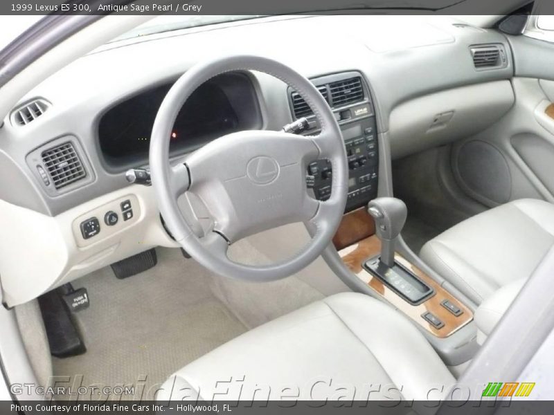 Antique Sage Pearl / Grey 1999 Lexus ES 300