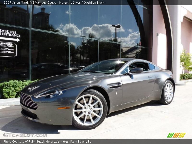 Meteorite Silver / Obsidian Black 2007 Aston Martin V8 Vantage Coupe