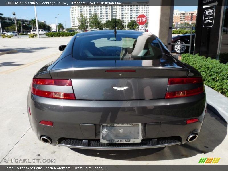 Meteorite Silver / Obsidian Black 2007 Aston Martin V8 Vantage Coupe