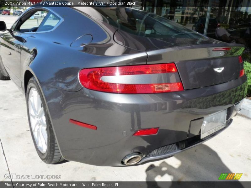 Meteorite Silver / Obsidian Black 2007 Aston Martin V8 Vantage Coupe