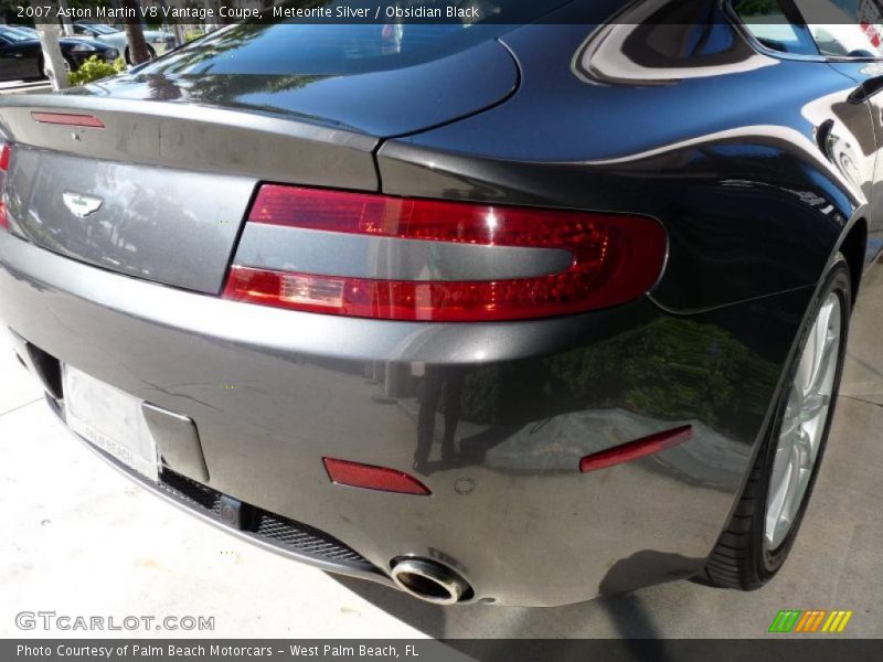 Meteorite Silver / Obsidian Black 2007 Aston Martin V8 Vantage Coupe