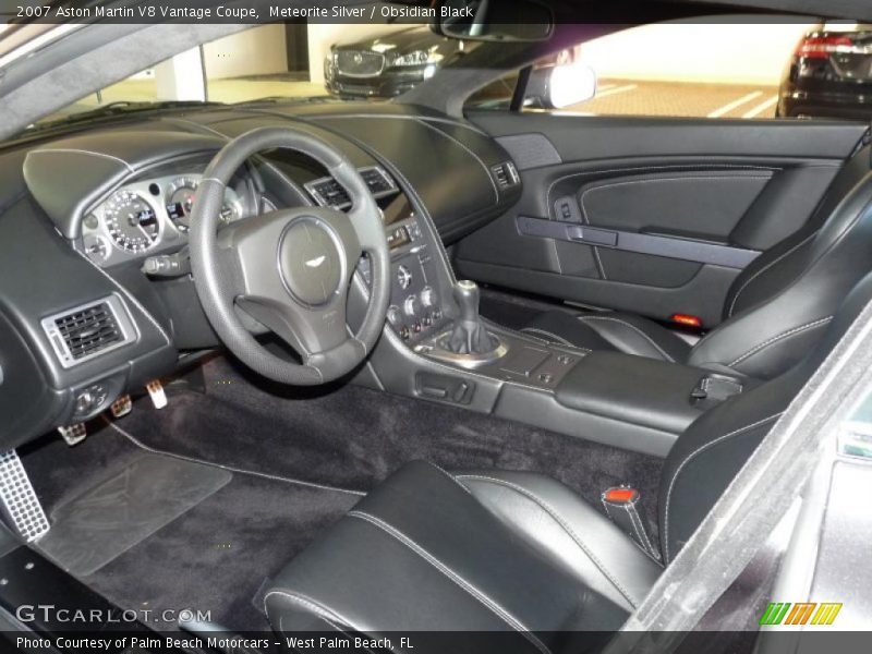  2007 V8 Vantage Coupe Obsidian Black Interior