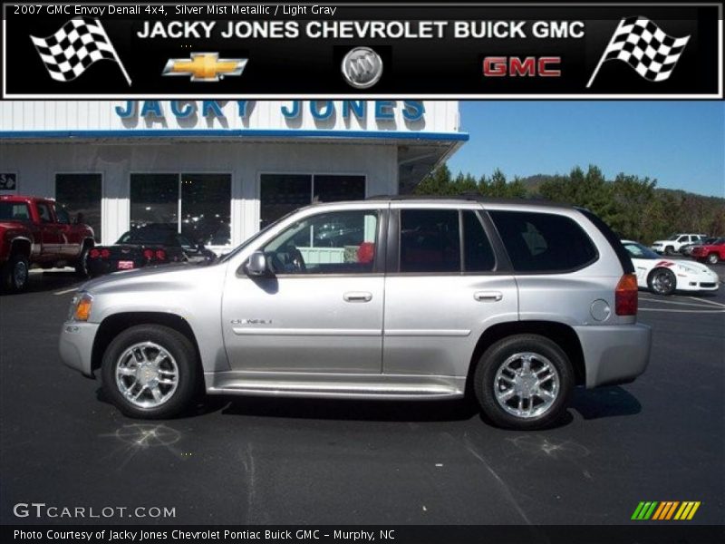 Silver Mist Metallic / Light Gray 2007 GMC Envoy Denali 4x4