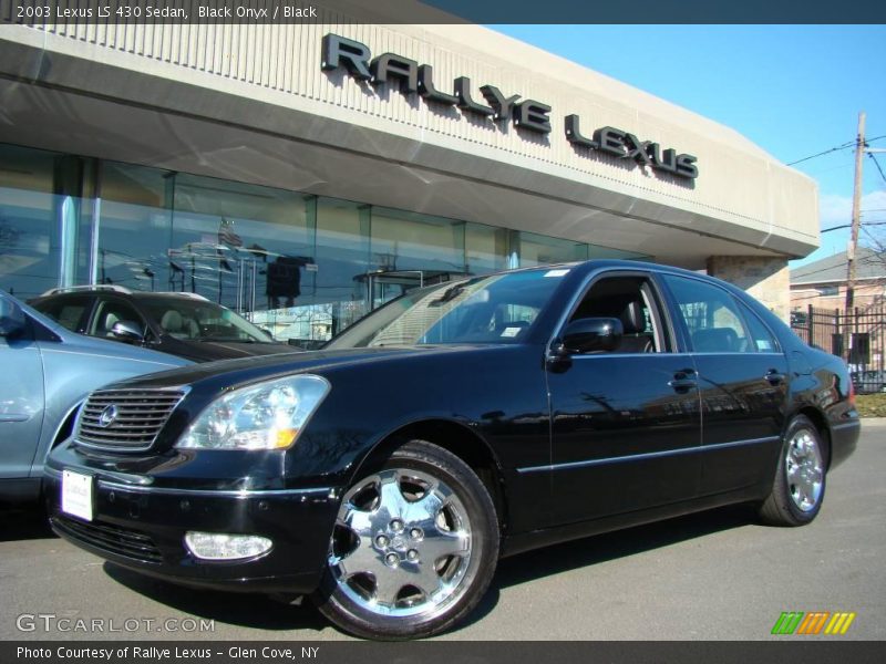 Black Onyx / Black 2003 Lexus LS 430 Sedan