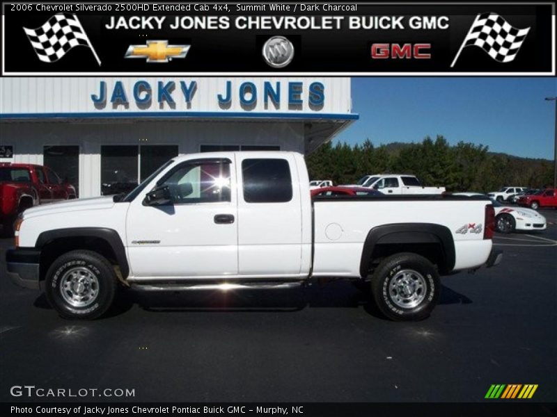 Summit White / Dark Charcoal 2006 Chevrolet Silverado 2500HD Extended Cab 4x4