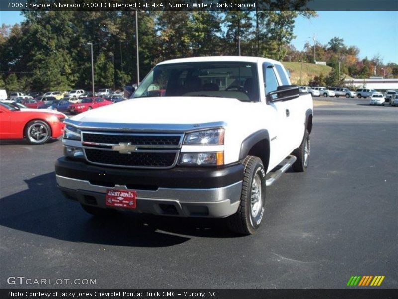 Summit White / Dark Charcoal 2006 Chevrolet Silverado 2500HD Extended Cab 4x4