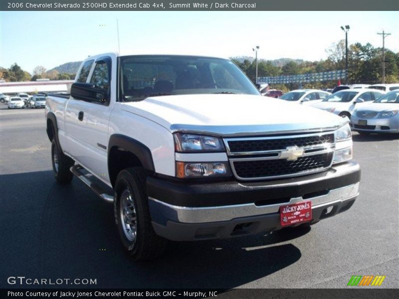 Summit White / Dark Charcoal 2006 Chevrolet Silverado 2500HD Extended Cab 4x4