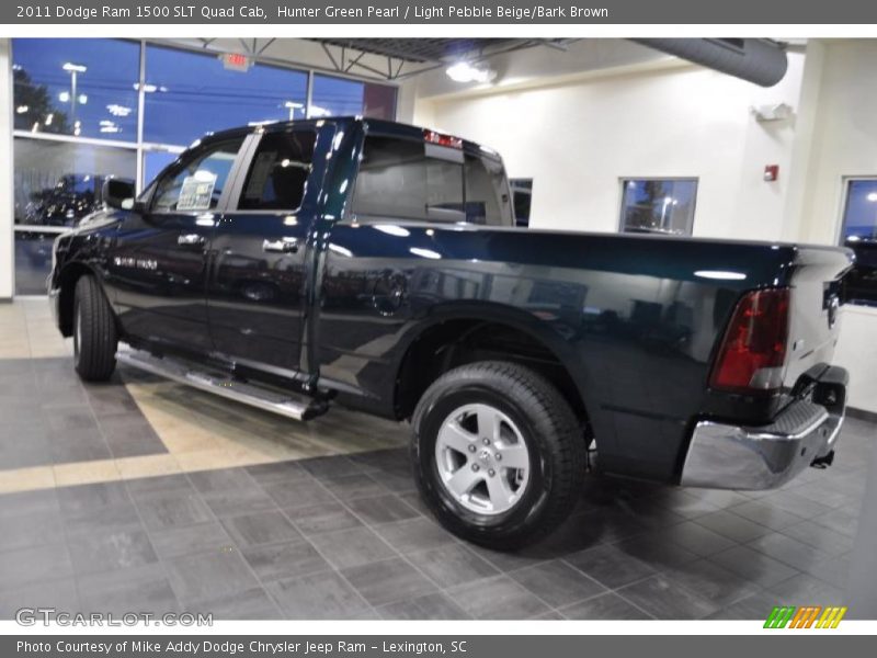 Hunter Green Pearl / Light Pebble Beige/Bark Brown 2011 Dodge Ram 1500 SLT Quad Cab
